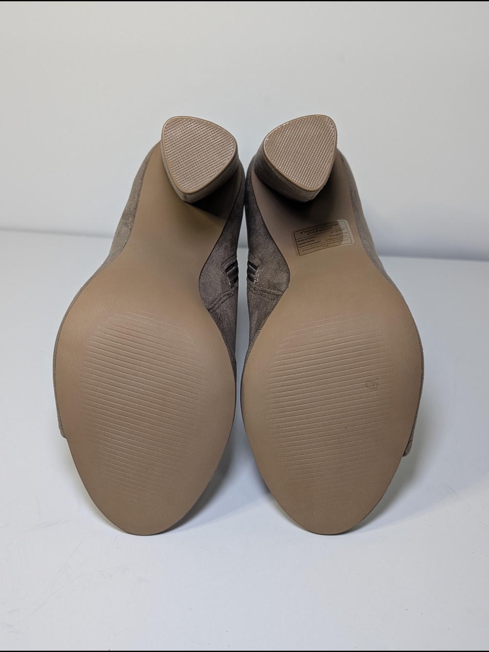 Steve Madden TAWNIE Cutout Dress Sandals Boots Taupe Women's Size 7 NEW IN BOX - Picture 5 of 5